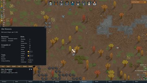 rimworld creepy breathing|rimworld recluse trait.